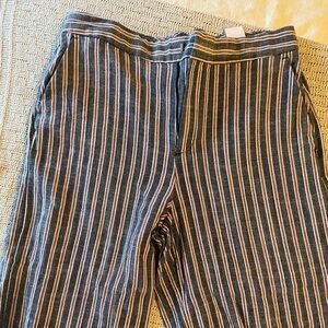 Banana Republic Striped Linen Pants